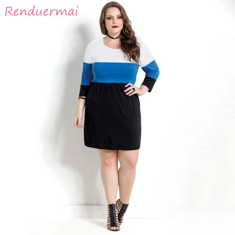 

2017 Autumn Winter Dress Loose Big size Women Dress Cotton Warm Stripe Dress Plus size Women Clothing Office Work Dress zanzea