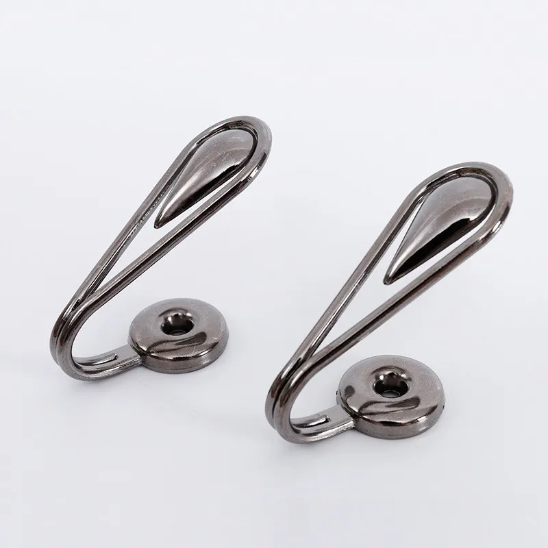 Goede EEN Paar Gordijn Haak Wandhaak Fengwei Zinklegering Plating Hoogwaardige Accessoires Gordijn Muur Haak Tie Touw gesp