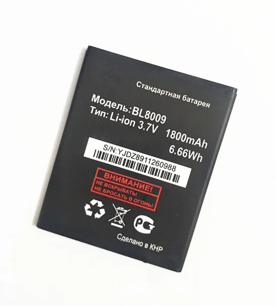 B TAIHENG 3 7 V BL8009 Аккумулятор для Fly FS451 Nimbus BL 8009 FS 451 высококачественный сотовый
