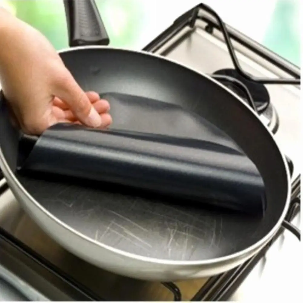 

24cm Professional Pan Mat Non-stick Round Liner Sheet Kitchen Cooking Tool