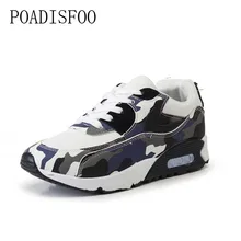 POADISFOO 2017 Neue frauen Schuhe Niedrige Flache Mit luftpolster Schuhe Gump Schuhe Flut Weiblichen Studenten Camouflage Casual schuhe. ZH-08