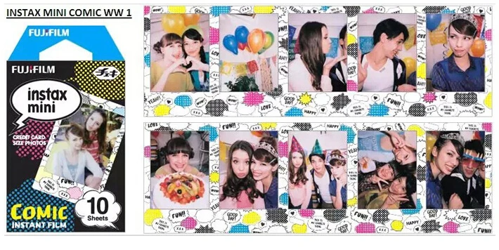 Подлинная Fujifilm Instax Mini 9 пленка Fuji мгновенная цветная фотобумага 10 листов для mini 8 7