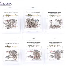 50 шт. Mizugiwa супер острый Рыболовный круглый изгиб тройные рыболовные крючки мягкая пластиковая приманка креветочные Крючки рыболовные снасти персик pesca