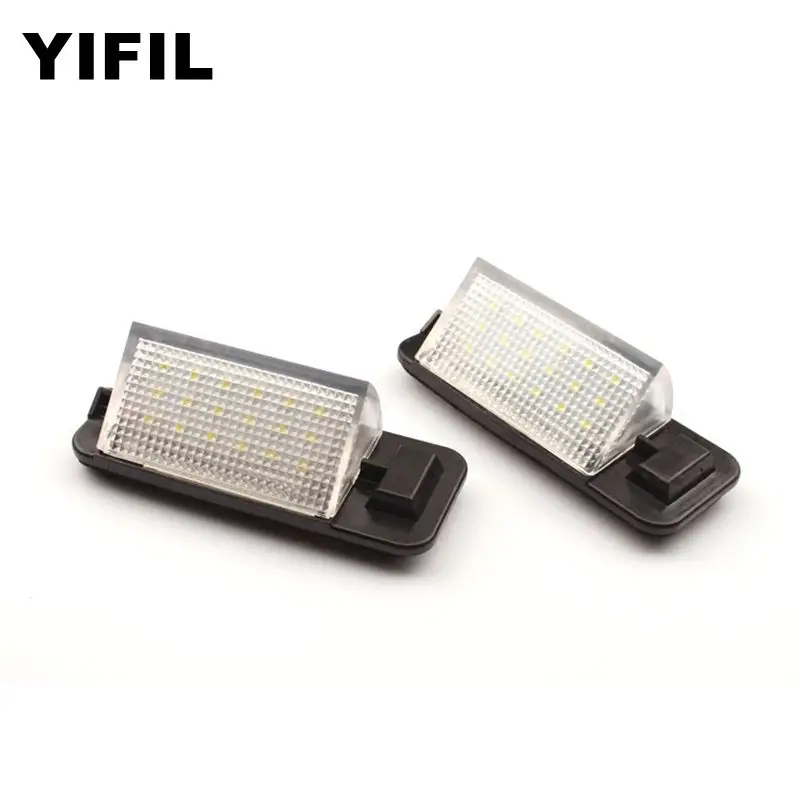 2pcs/lot 18LED 3528SMD License Plate Light Lamp For BMW E36 1992 1998 Bright WhiteCar Light
