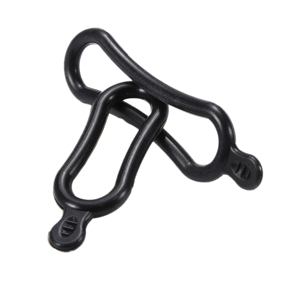 4pcs Silicone Rubber Ring Tie Band For Headlight Bicycle Headlamp JN