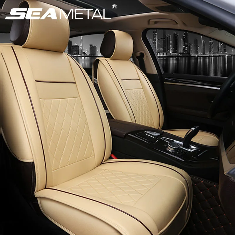 

1pc PU Leather Car Seat Covers Interior Chairs Cushion Automobiles Seat Cover Vehicle Seats Protector Auto Accessories Universal