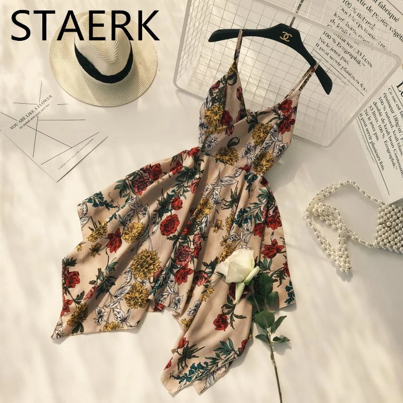 Fora do Ombro Vestido de Verão Vestidos de Festa 2019 Novo Plissado Dot Mulheres Cinta Chiffon Praia Boho Sexy Vestido Furits Praia Cinta Vestido