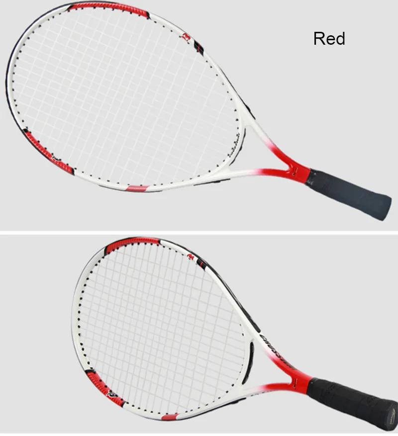Высокое качество теннисные ракетки 1 шт. с сумкой для переноски 23 Дюймов Теннисные ракетки тренировочная ракетка для молодых детей