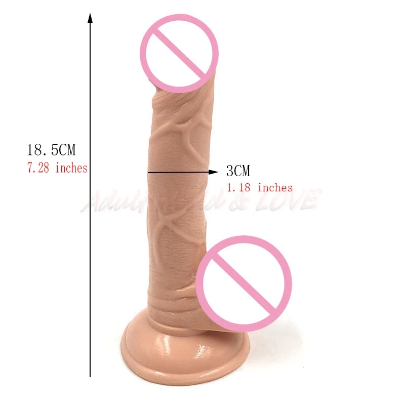 Free Shipping High Quality 7 28 inch Big font b Dildos b font Real font b