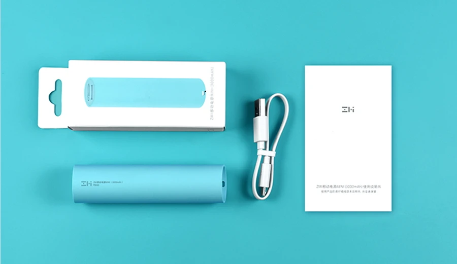 Xiaomi 18650 батареи ZMI USB 3,6 V 3000MAH Мини Портативный внешний аккумулятор Перезаряжаемый для Xiaomi iPhone Android смартфон