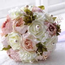 Для свадебной студийной моделирование держателб для свадебных цветов букеты Для женщин Страна Стиль Свадебные вечерние подарки Искусственные цветы S62