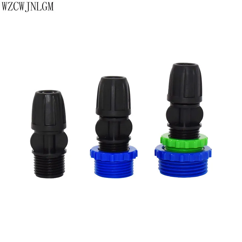 

5pcs 1/2 inch Male Adapter Water Pipe Connector Micro Garden Irrigation Pipe Connectors 8 mm hose Garden irrigation accessories