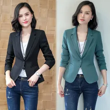 *#Best Price Women blazers and jackets Slim Fashion Commuter Professional Women's Jacket One Buckle Solid Color Long Sleeve Joker Small Suit *#Best Price Women blazers and jackets Slim Fashion Commuter Professional Women's Jacket One Buckle Solid Color Long Sleeve Joker Small Suit