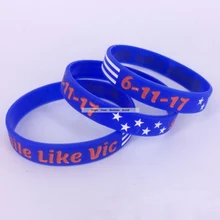 500 шт./партия, гравированный принт с пользовательским логотипом, силиконовый браслет на запястье, продвижение резиновый браслет, браслет на запястье