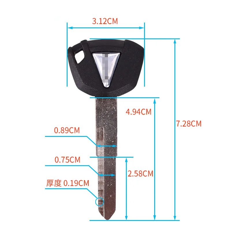 Мотоцикл Болванка для ключа для мотоцикла пустой мотоциклетный ключ чистое лезвие ключа для Kawasaki ZX6R ZX10R ZZR400 ZZR1200 Z750 7R 9R 12R 14R