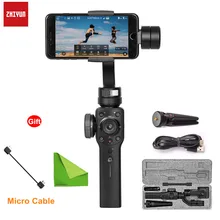 Zhiyun Smooth 4 3-оси мобильный ручной шарнирный стабилизатор для камеры для Iphone 8 X samsung S8+ Plus Galaxy S9 смартфон сотовый телефон
