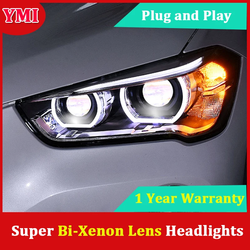 Car Headlights For BMW X1 Headlight 2016 2017 2018 x1 Head lamp LED