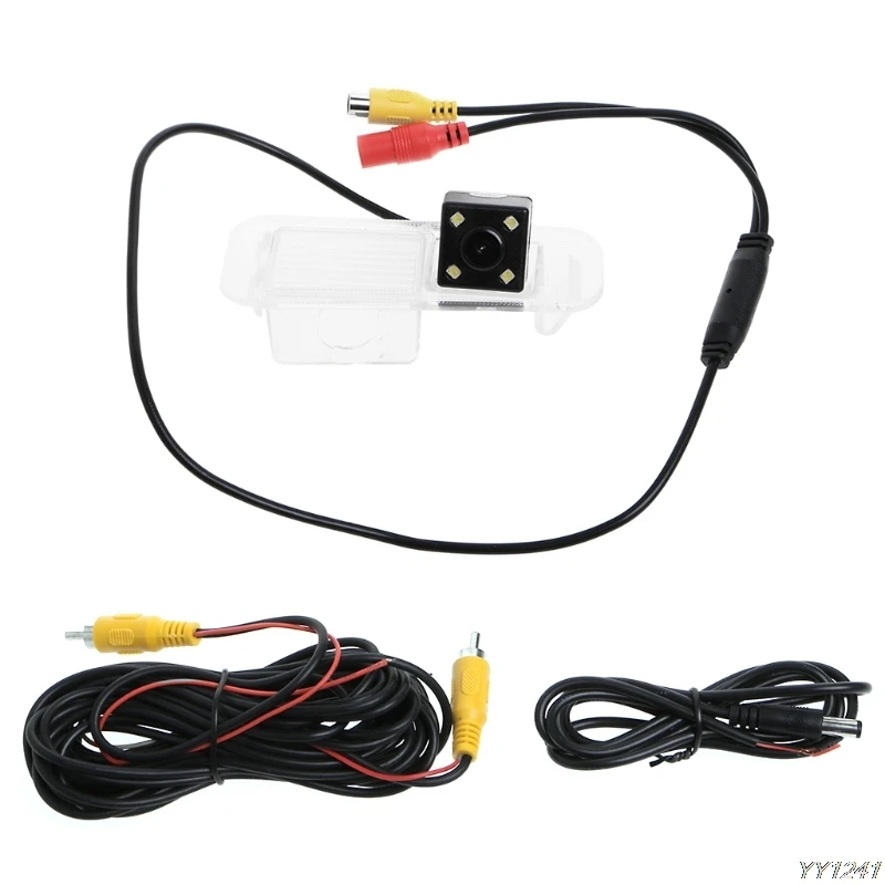 

Night Vision 4 LED CCD Car Reverse Rearview Backup Camera Parking For KIA Rio 2007-2011 K2 Sedan Vehicle Camera Car Electronics