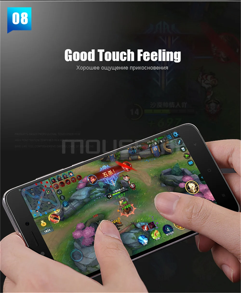 MOUSEMI Screen Protector 4x For Xiaomi Redmi Glass Protective Film 9H Full Cover Tempered Glass For Xiaomi Redmi 4x Note 4 Pro (11)