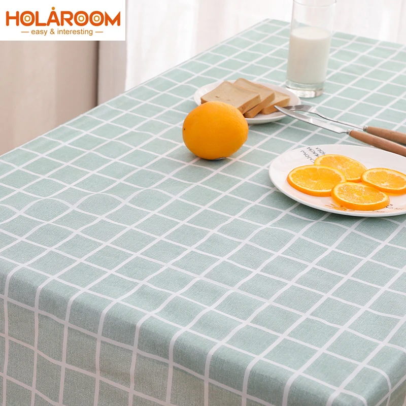 

PVC Tablecloth Waterproof Oilproof Tablecloth Geometric Pattern for Home Living Room Table Decor Easy Wash Rectangle Table Cloth