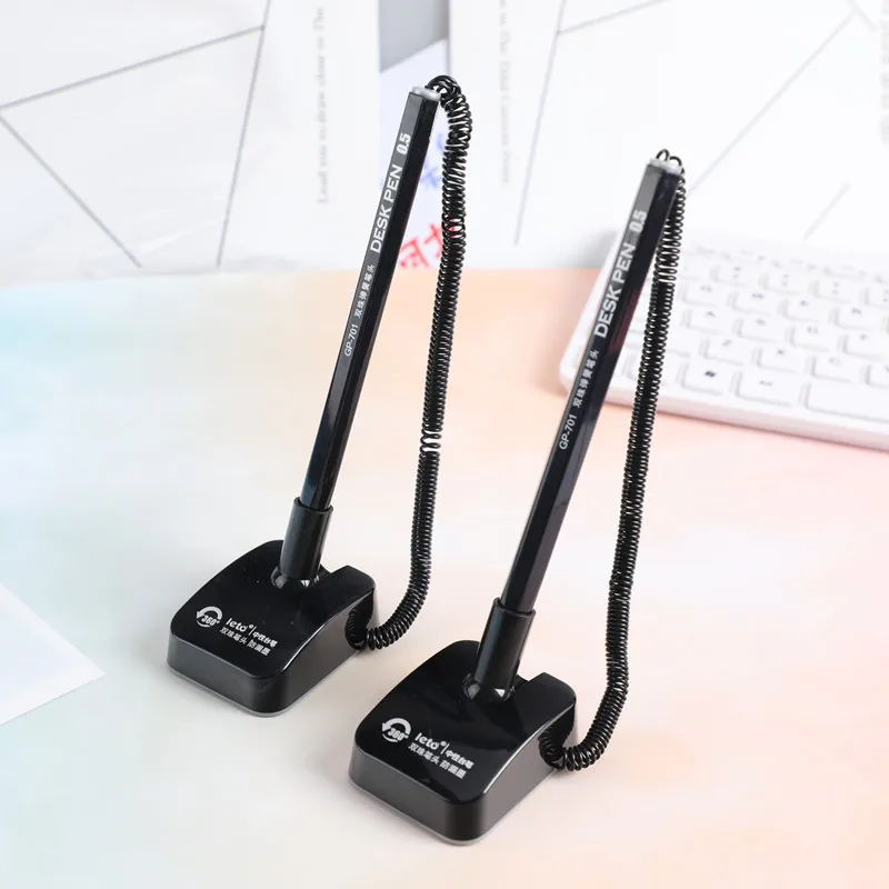 High quality 1 pcs Business Desk Black Gel Pen counter pen table gel