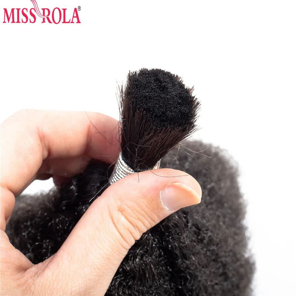 Miss Rola Synthetic Afro Kinky Curly Hair Extensions 2pcs/lot Pure Color Crochet Braid Hair Bulk 85g 12inch
