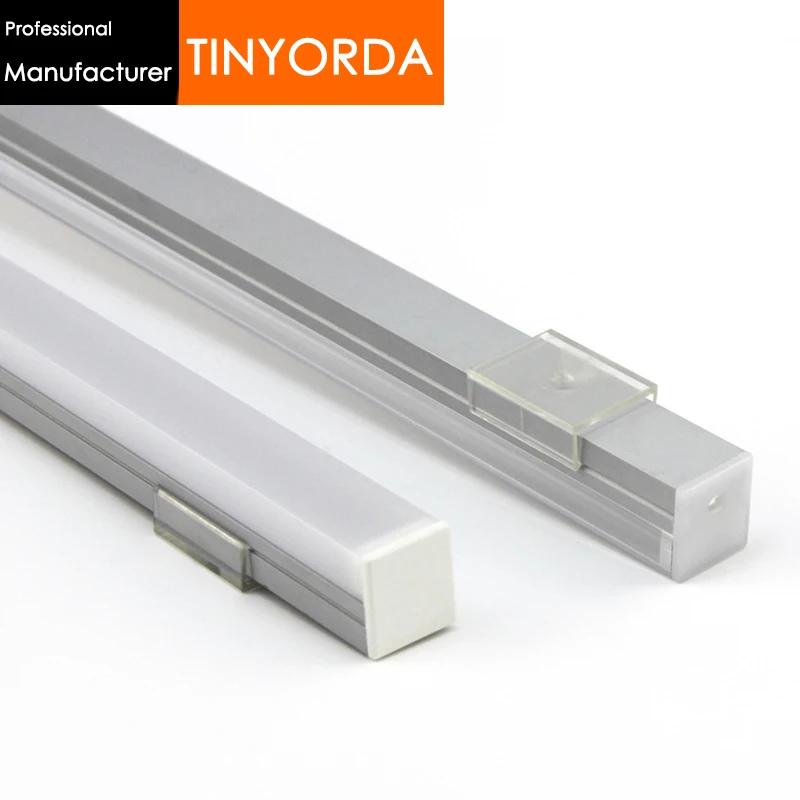 

Tinyorda 100Pcs (2M Length) Led Strip Profile Led Channel Profil for 16mm LED Strip Light [Professional Manufacturer]TAP2016