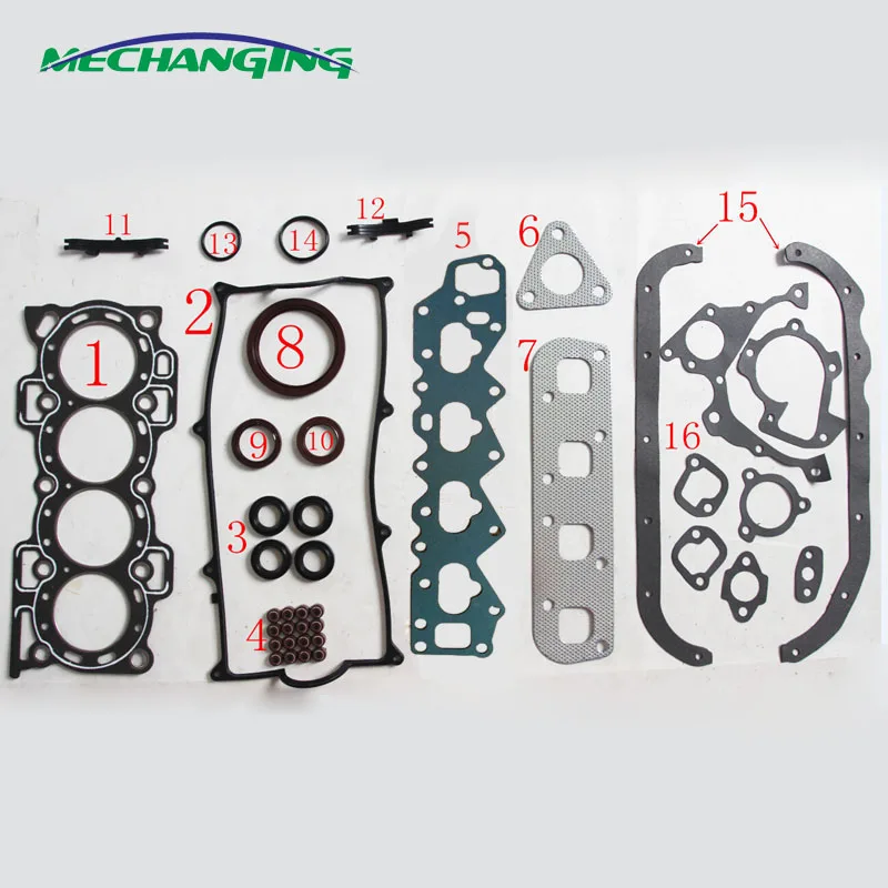 For DAIHATSU APPLAUSE 1.6 HCE HDC Engine Parts Full Set Engines seal