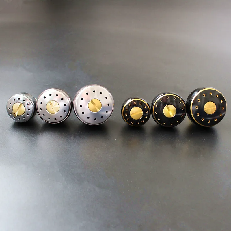 

fishing reel kurbelknauf rocker button accessories high quality new design machined metal buttons for fishing reel handle