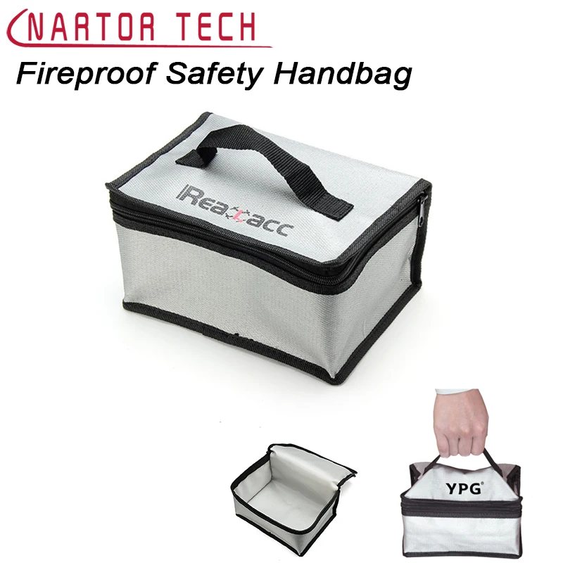 Nartor Fireproof LiPo Battery Safety Carrying Case Bag Box Handbag Safe