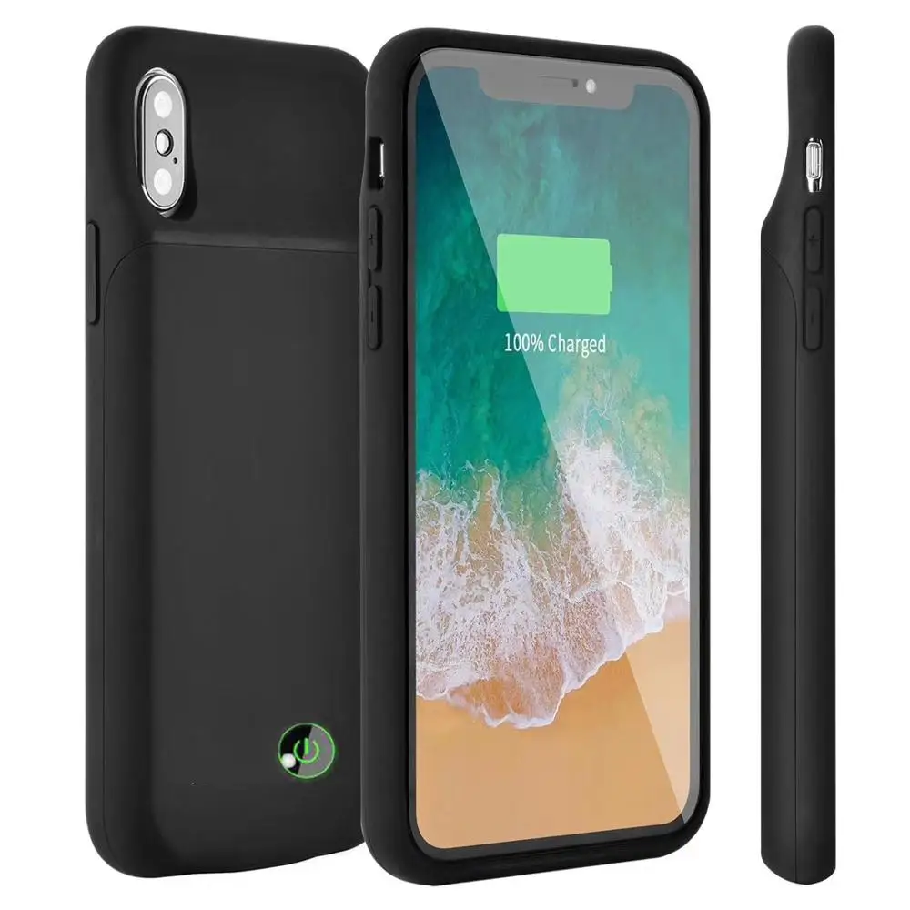 

For iphone X XS XR XS Max Battery Charger Case Smart Audio output Phone Cover Power Bank