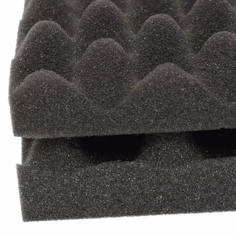 Goede 3 stks 300x300x40mm Geluidsisolatie Foam Studio Akoestisch Schuim Geluiddichte Absorptie Behandeling Panel Tegel Wedge Polyurethaan schuim