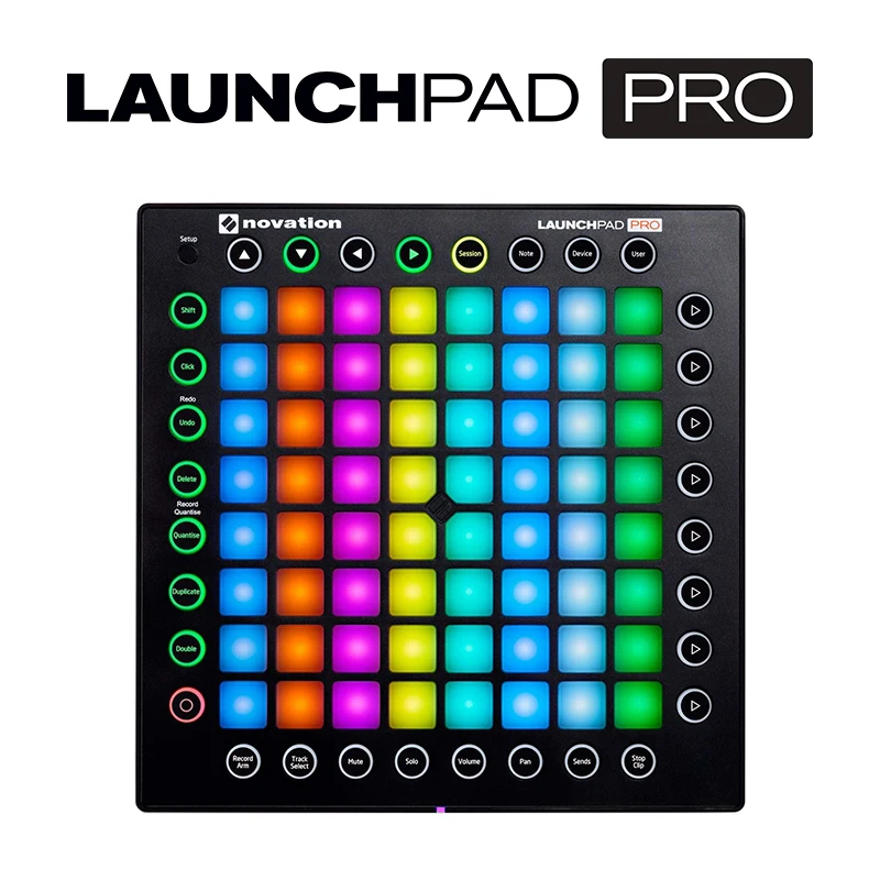 

Novation Launchpad Pro LED feedback MIDI keyboard controller USB DJ percussion pads stage live performance mixer