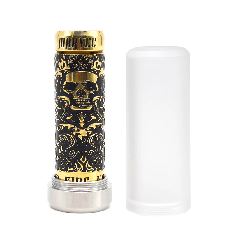 Authentic-MARVEC-Skeleton-King-Kong-26mm-18650-20700-21700-Hybrid-Mechanical-Mod---Military-Brass--02