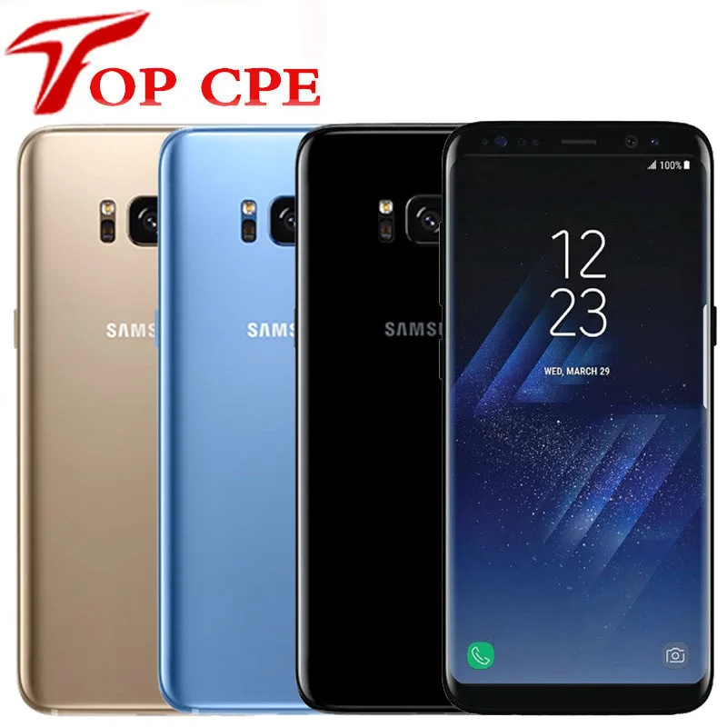 Entsperrt Samsung Galaxy S8/ S8 Plus 5.8 "/6.2" Handy 4GB RAM 64GB ROM octa Core 4G Android 12MP Single/Dual Sim Smartphone