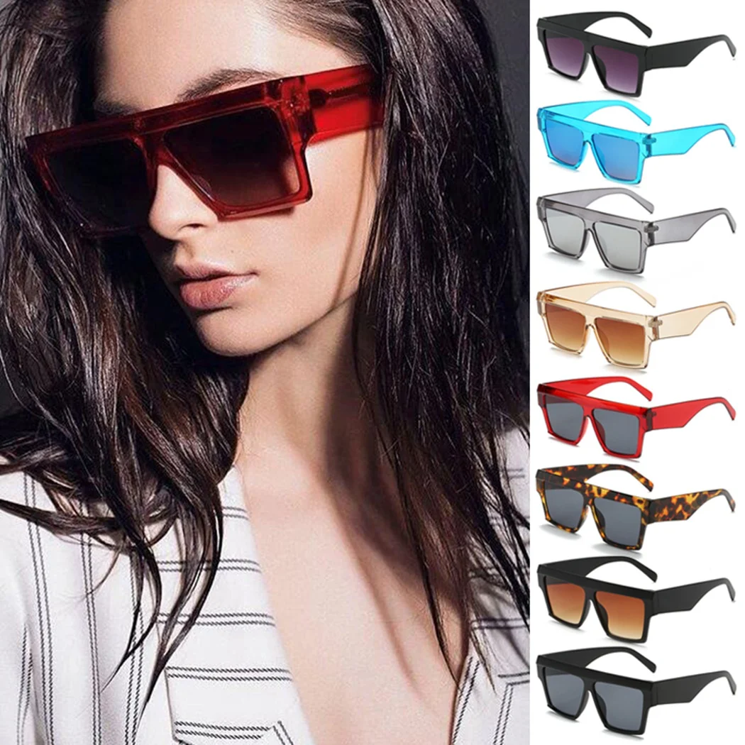 Buy New Fashion Oversized Sunglasses Women Men Classic Brand Designer Square