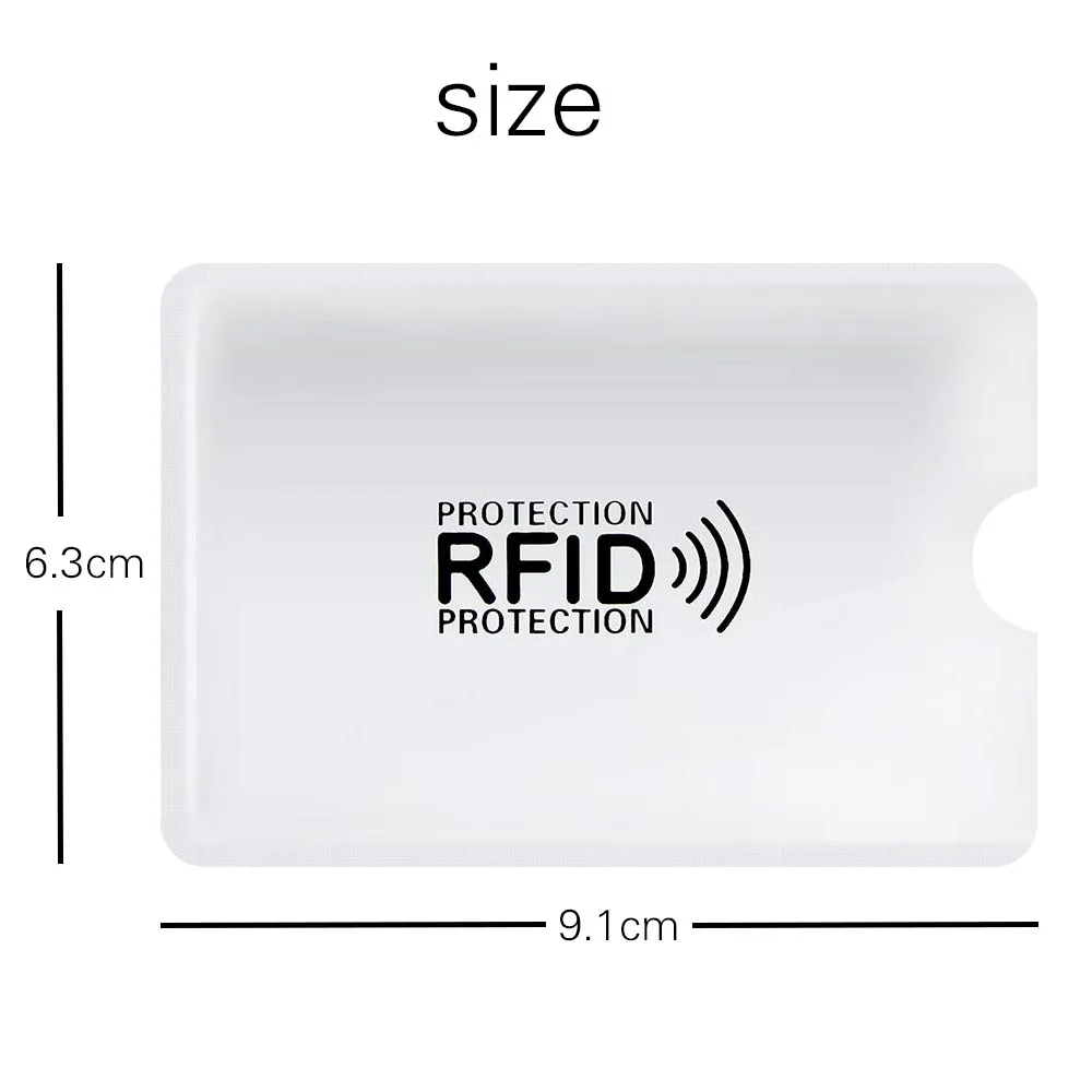 Yanzeo RFID экранированный рукав карта блокировка 13,56 МГц IC карта защиты NFC карта безопасности Предотвращение неавторизованного сканирования