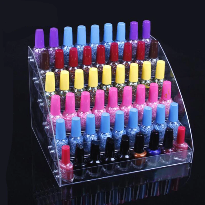  Transparent acrylic multi-layer nail polish display stand cosmetics display rack glasses display ra