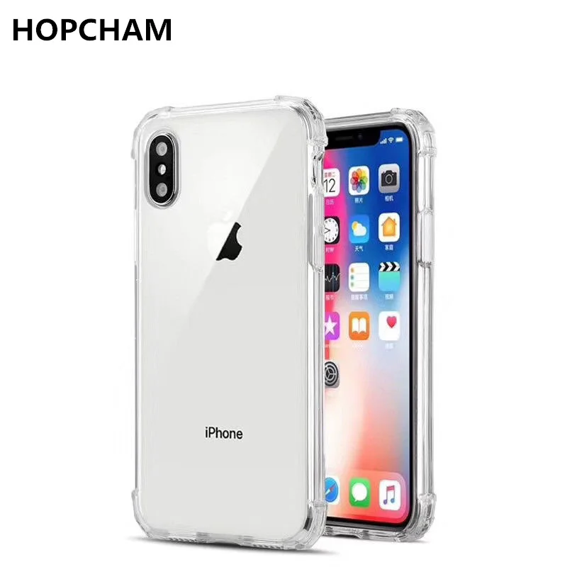 Мягкий противоударный чехол с подушкой безопасности 360 градусов для Iphone Xs Max Xr 7 8