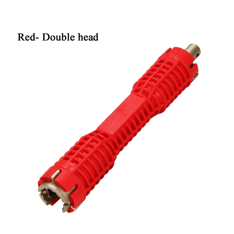 Faucet and Sink Installer Water Pipe Wrench Anti-Slip Handle Double Head Wrench Tool Plumbers Homeowners Wrench Tools