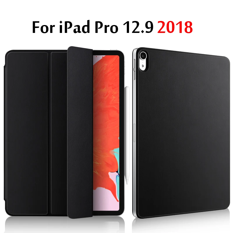 

for iPad 12.9 inch Case Folio Case For iPad Pro 12.9 2018 Magnetic Ultra Slim Smart Cover