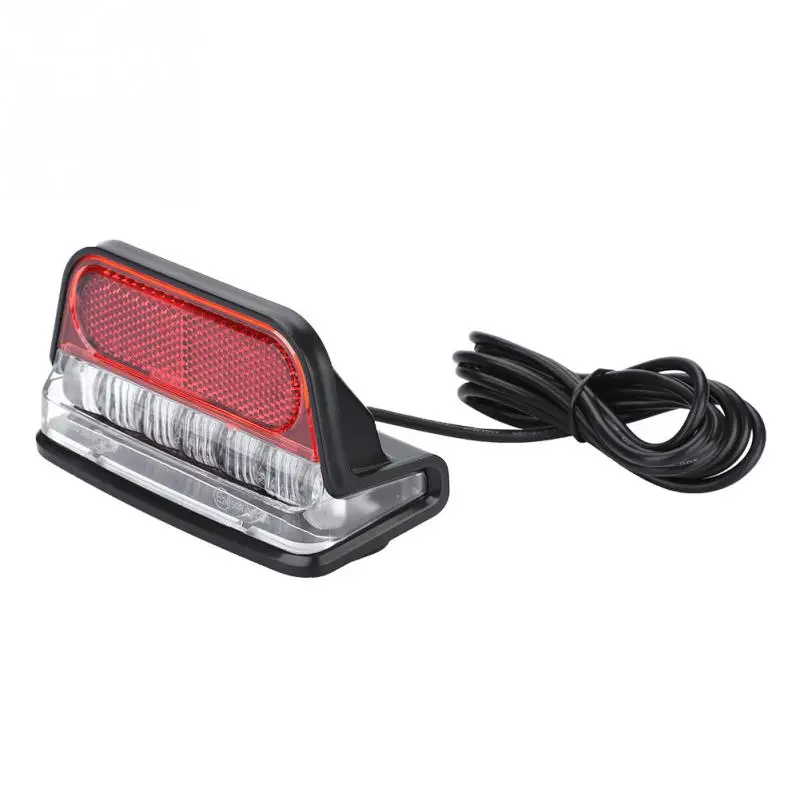 

6-80V Universal Electric Bicycle Taillight Scooter Rear Tail Safety Light Electric Bike Warning Brake Lamp E-bike Lamp Accessory