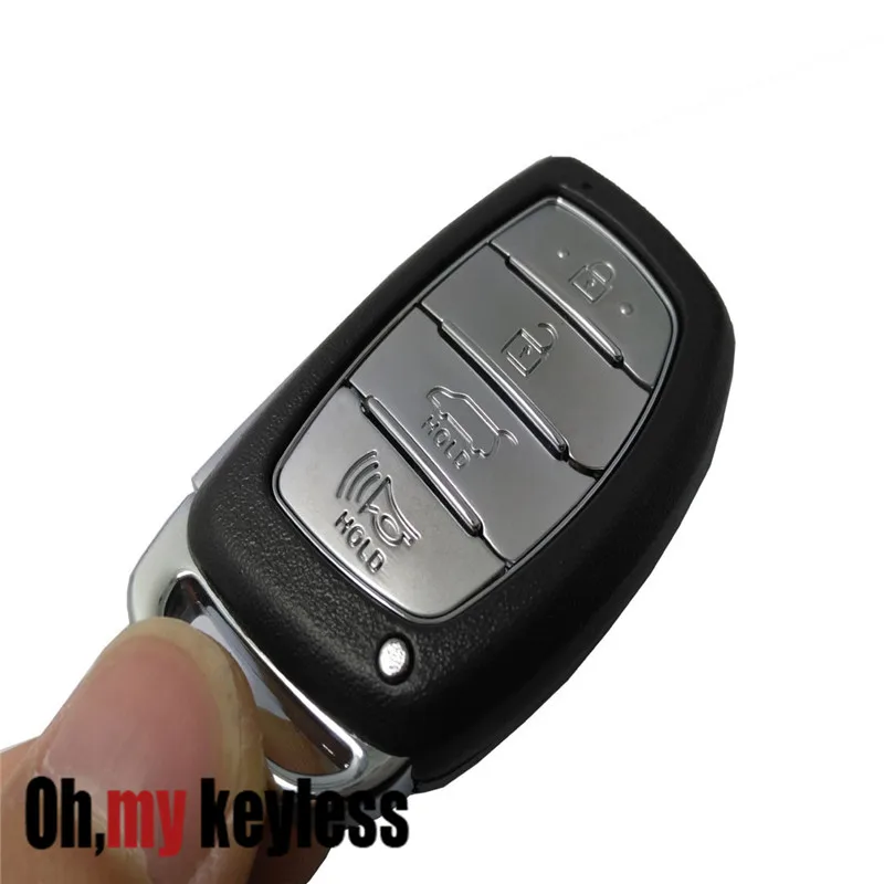 Замена Автозапуск брелок-контроллер чехол для hyundai Tucson Соната smart remote control ключеник fob 4 пуговицы