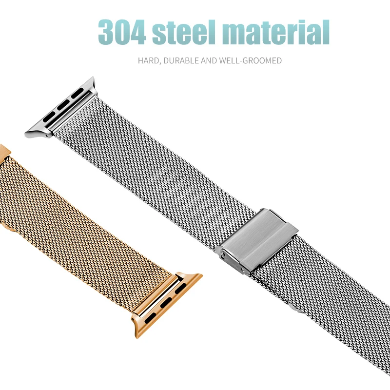 Ремешок из нержавеющей стали для Apple watch band Series 4 3 2 1 браслет наручных часов correa aplle