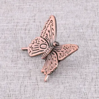

10PCS Antique Door Knob Cabinet Cupboard Pull furniture Drawer Handle Kitchen Wardrobe Butterfly shape knobs pull Home Hardware