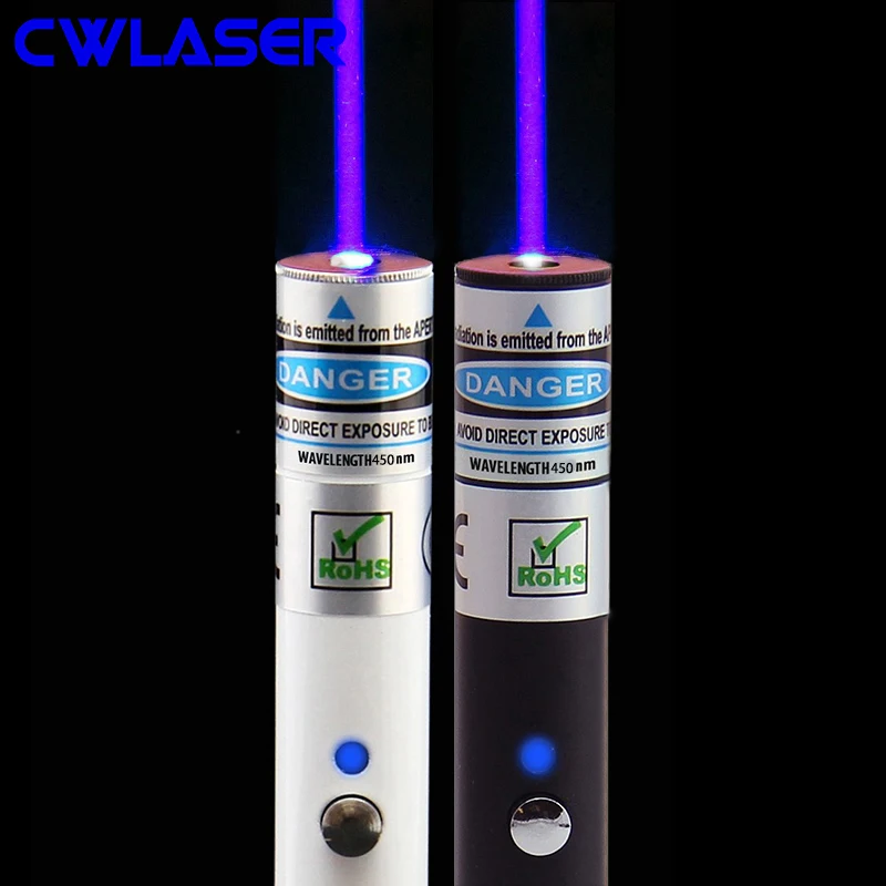 CWLASER 1 mW 80 450nm реальная мощность Синяя лазерная указка ручка