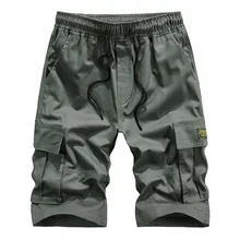Новинка, летние мужские шорты,, рабочие шорты, камуфляжные, военные, высокое качество, модные мужские шорты Карго размера плюс