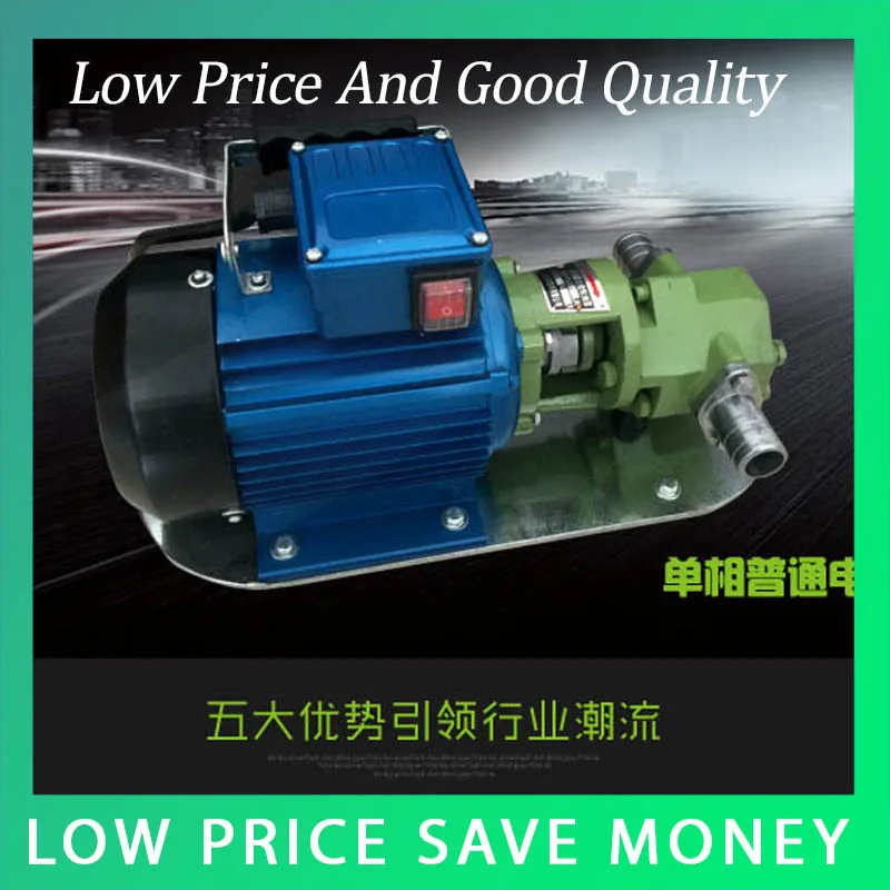 WCB-30 Fuel Transfer Pump 30L/Min Small Portable Horizontal Gear Oil Pump