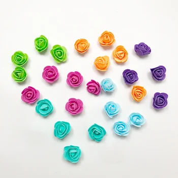 

500pcs Foam Roses Artificial Flowers Head Wedding Decoration DIY Gifts Home Garden Decorative Supplies