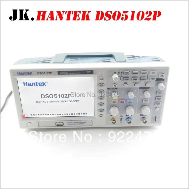 

[Hantek]digital oscilloscope original hantek DSO5102P 100MHZ 2 channel can USB connect the PC oscilloscopes.Car diagnostic tool